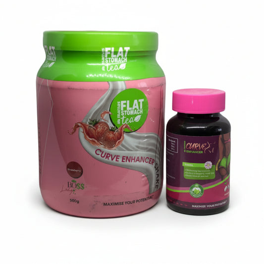 Combo Strawberry Shake & Curve Enhancer Capsules