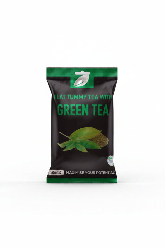 Flat Tummy with Green Tea